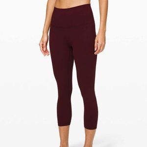 Lululemon Align Crop 21" - Garnet - Size 4 - NWT